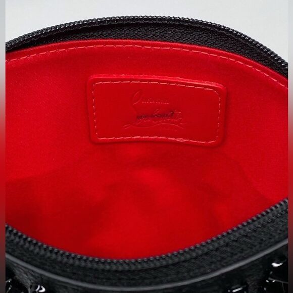 Christian Louboutin Loubilab Spiked Leather Crossbody Bag - Picture 8 of 9